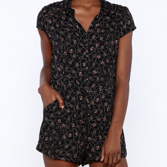 Free People Debbie Dot Romper - Picture 4 of 4